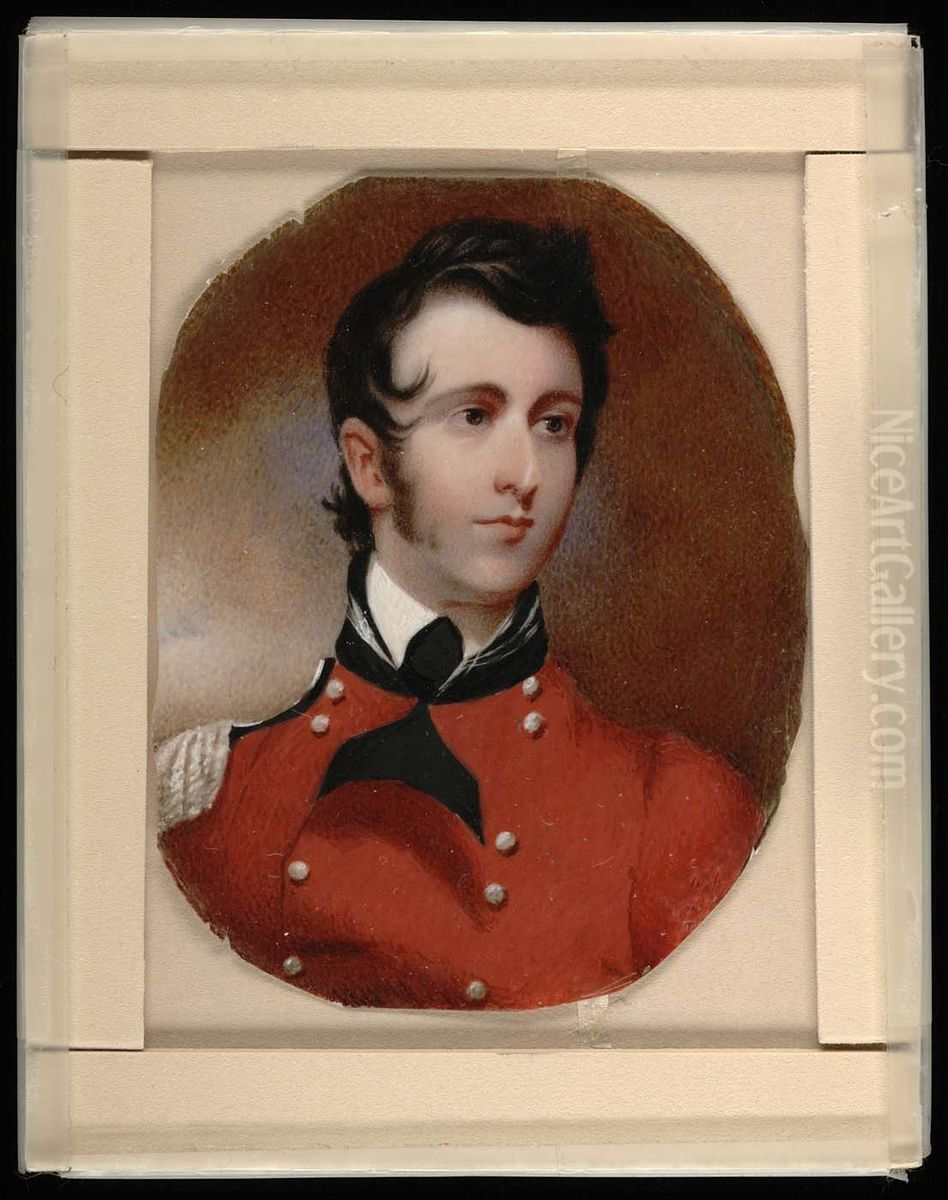 Lieutenant John Trumbull Ray Oil Painting by Thomas Seir Cummings