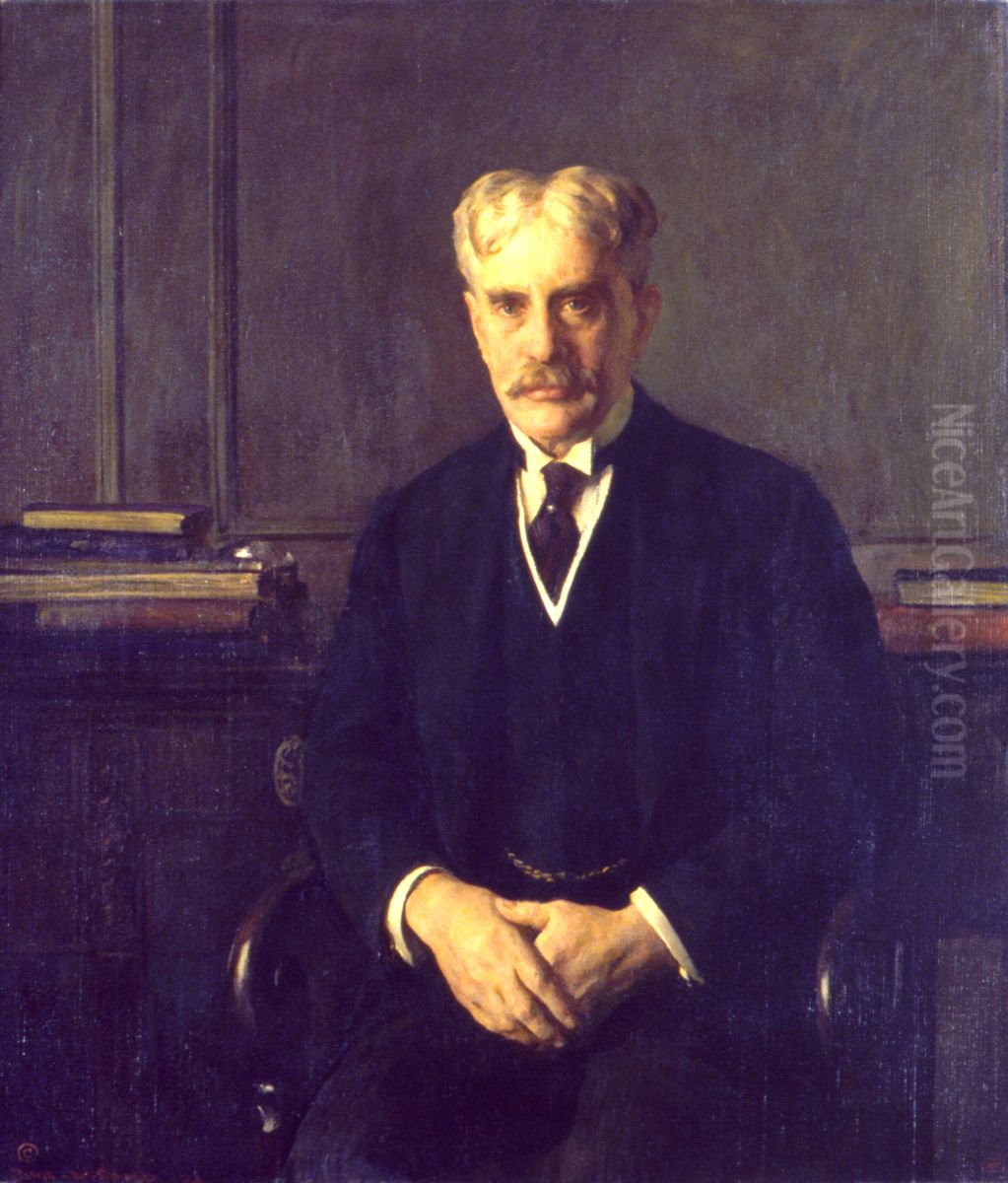 Sir Robert Laird Borden Oil Painting by Joseph DeCamp