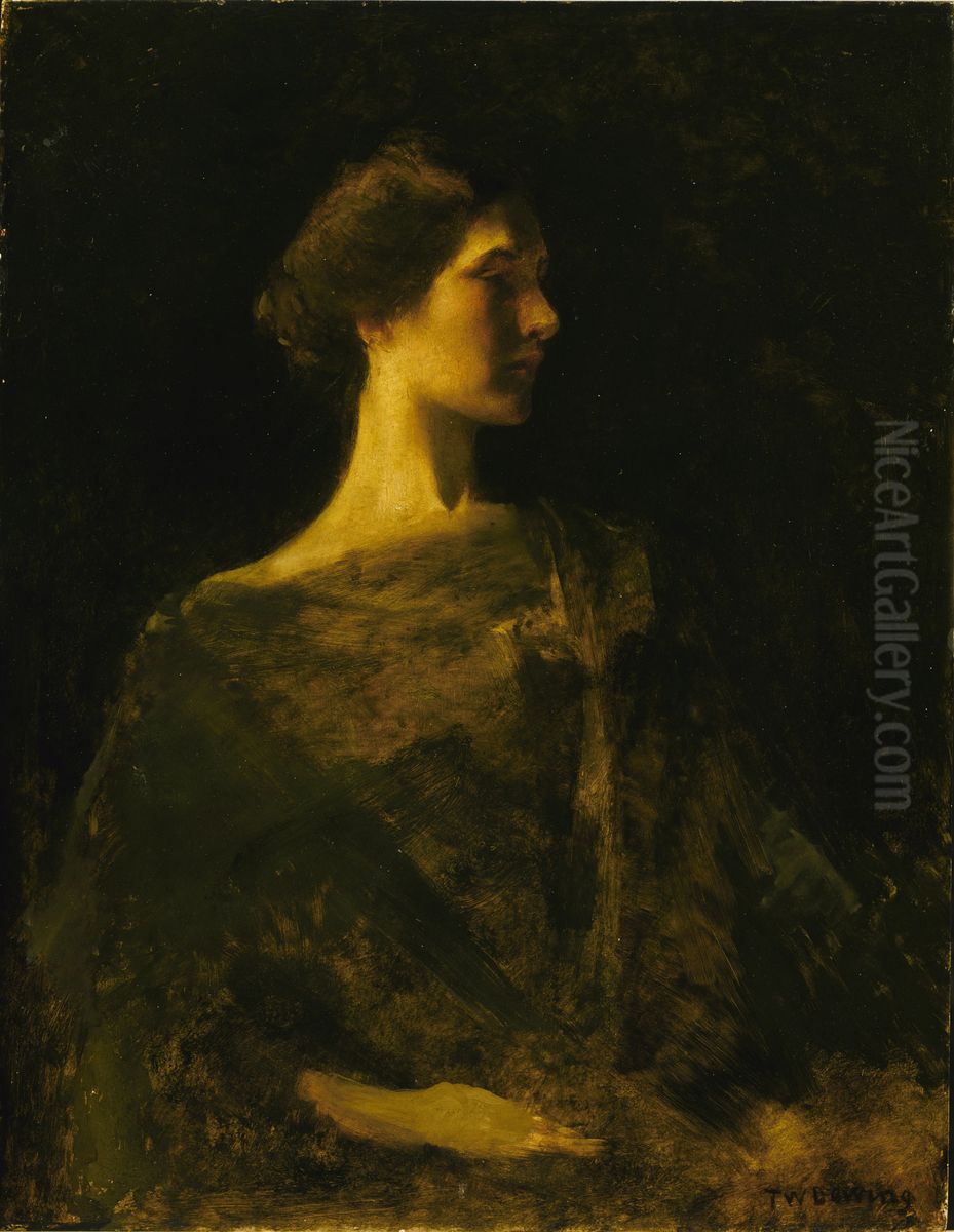 Alma Oil Painting by Thomas Dewing