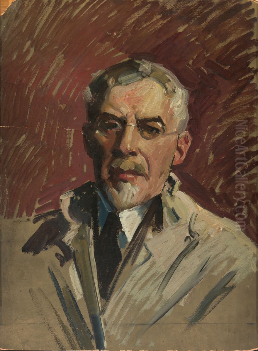 Self-Portrait Oil Painting by William de Leftwich Dodge