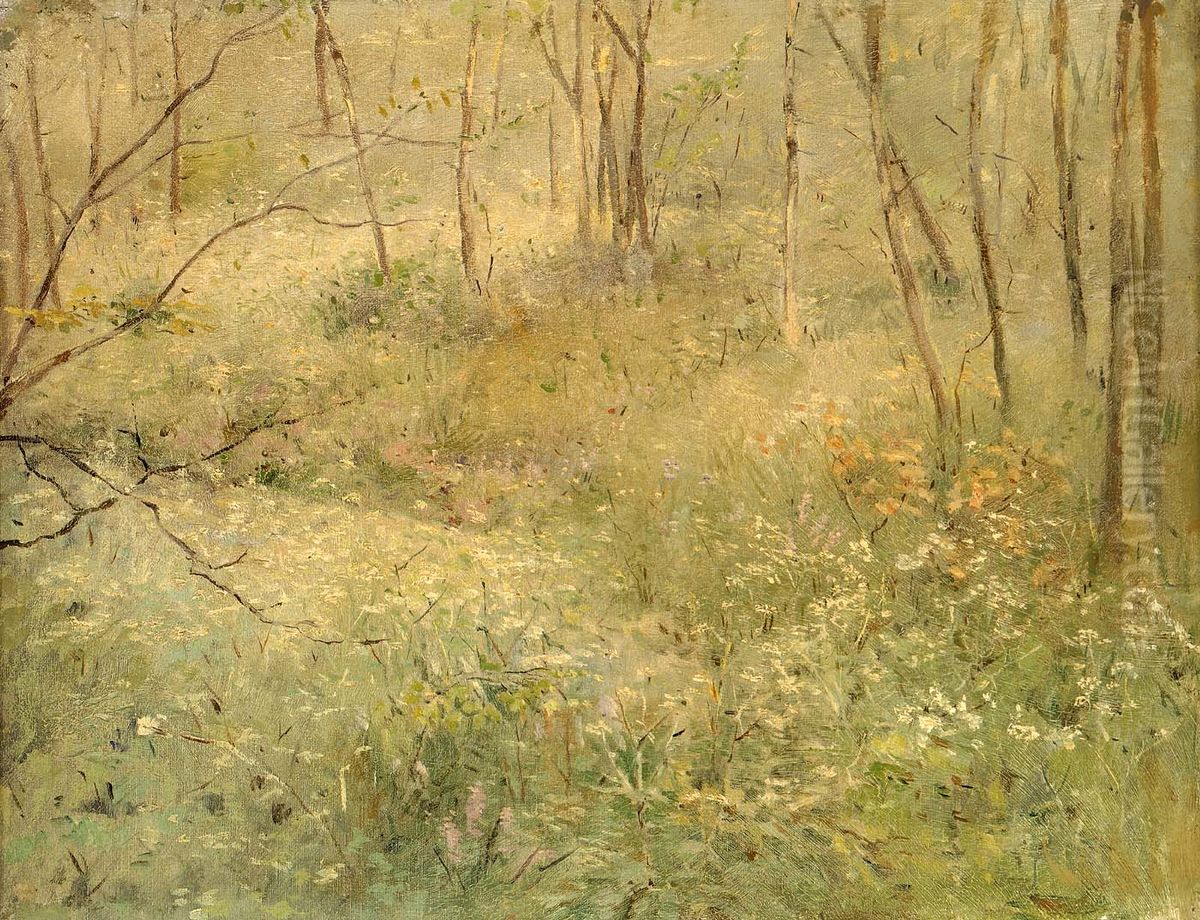 Wild Parsley Oil Painting by Sarah Paxton Ball Dodson