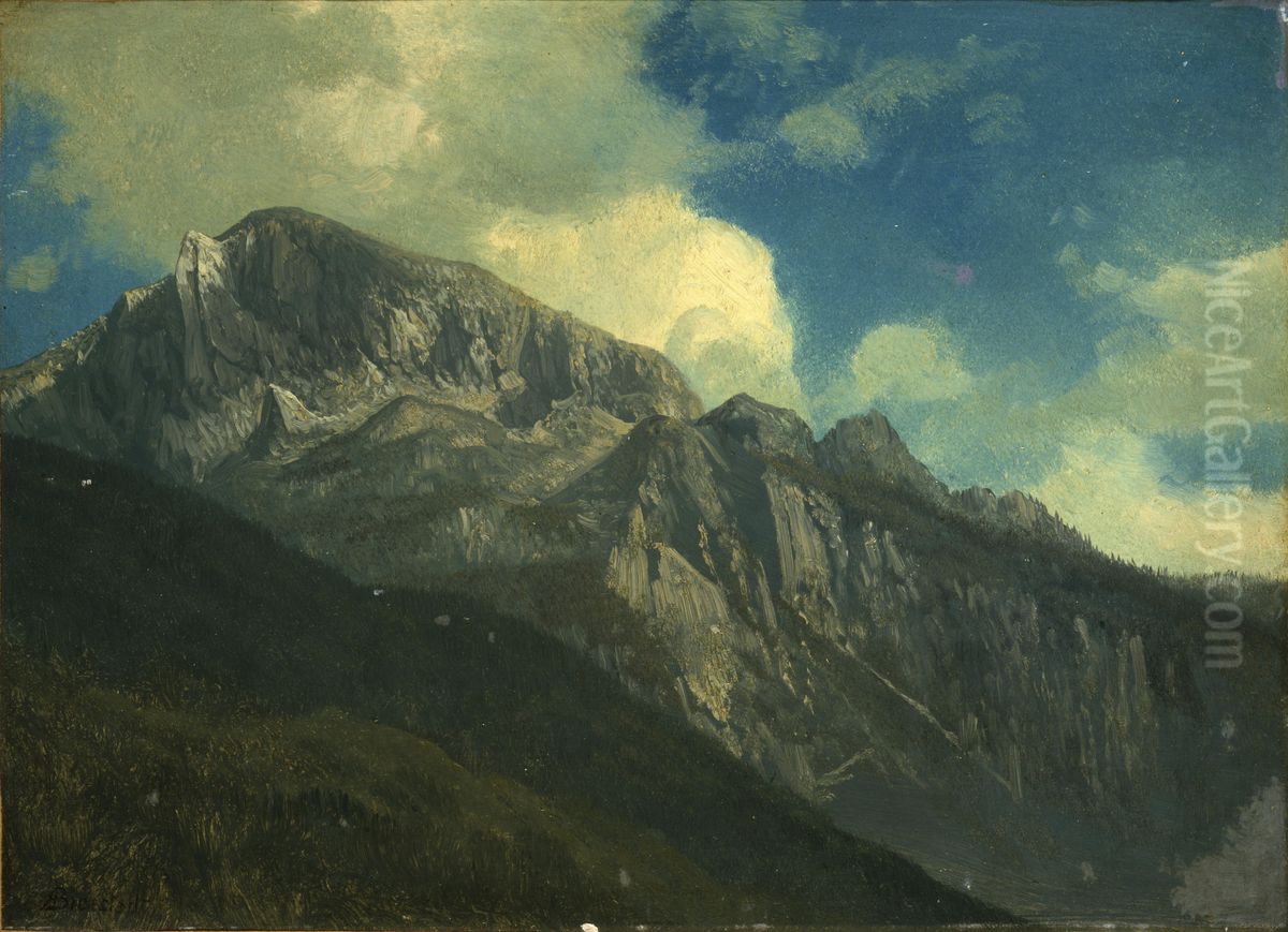 Mountains Oil Painting by Albert Bierstadt