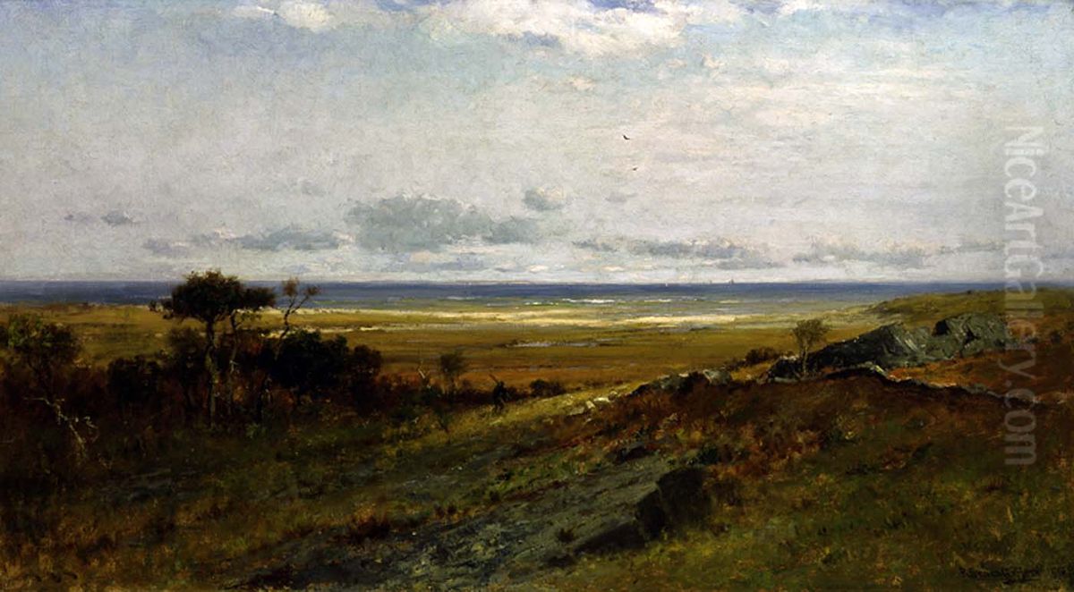 Near the Ocean Oil Painting by Robert Swain Gifford