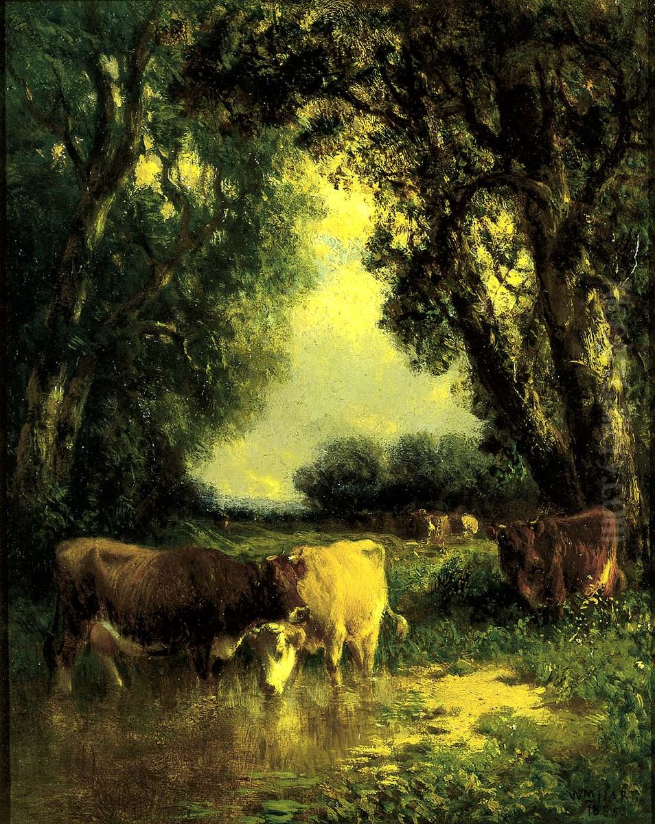 A Quiet Nook Oil Painting by William Hart