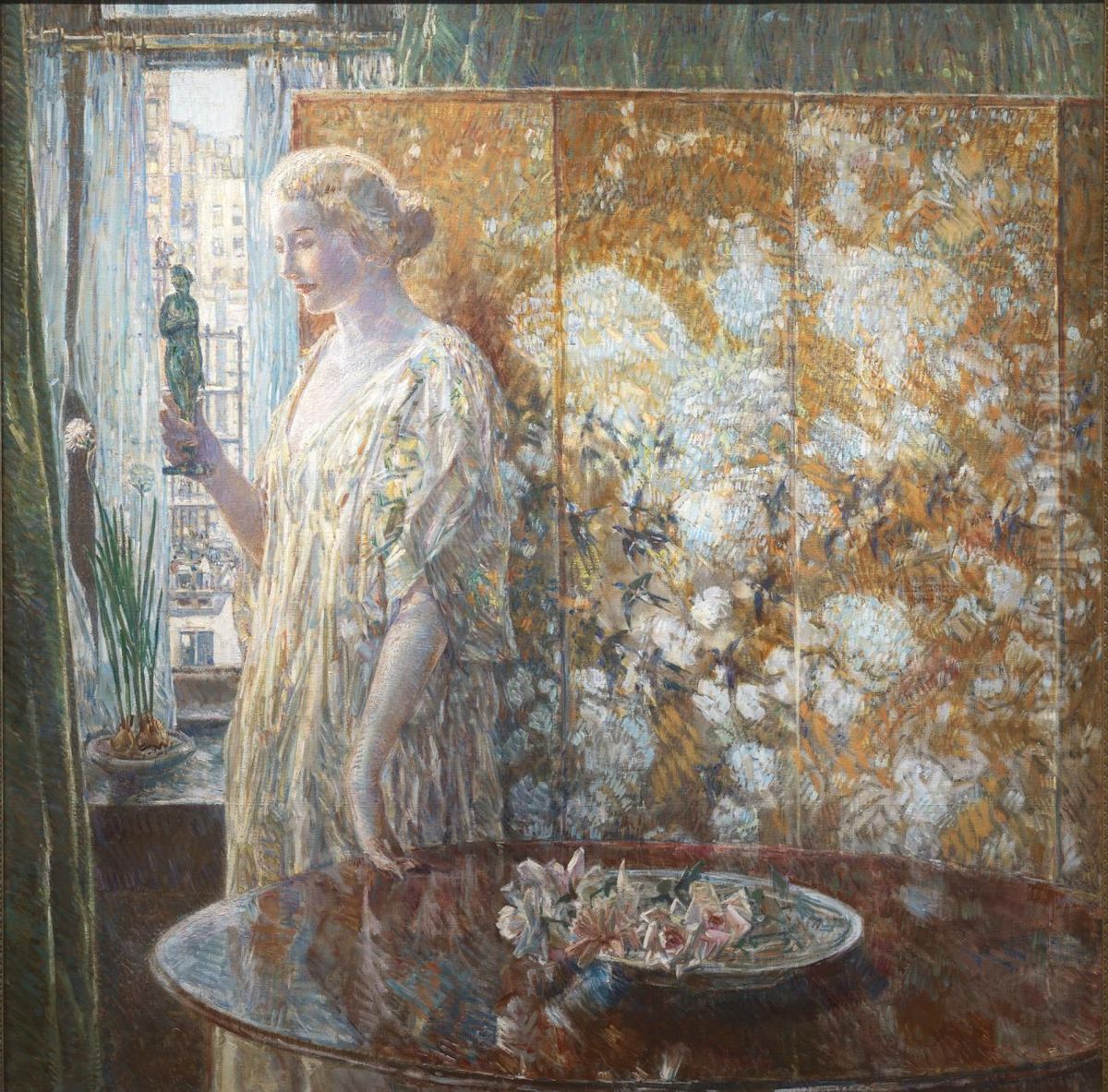 Tanagra (The Builders, New York) Oil Painting by Childe Hassam