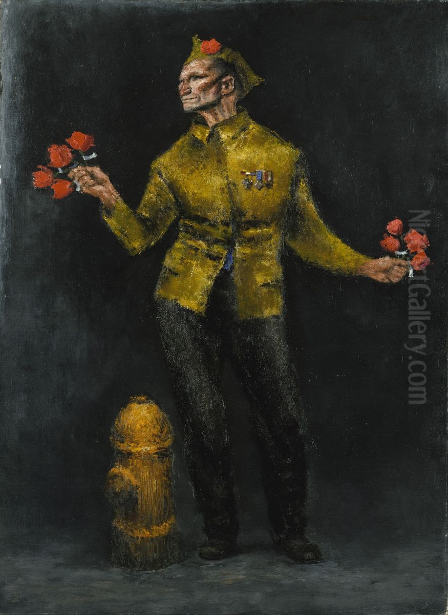 Hero Oil Painting by Joseph Hirsch