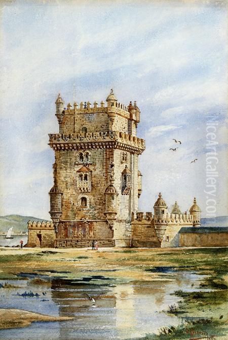 Torre De Belem Oil Painting by Enrique Casanova