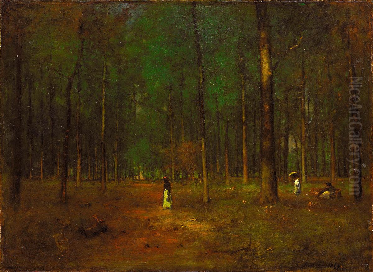 Georgia Pines Oil Painting by George Inness
