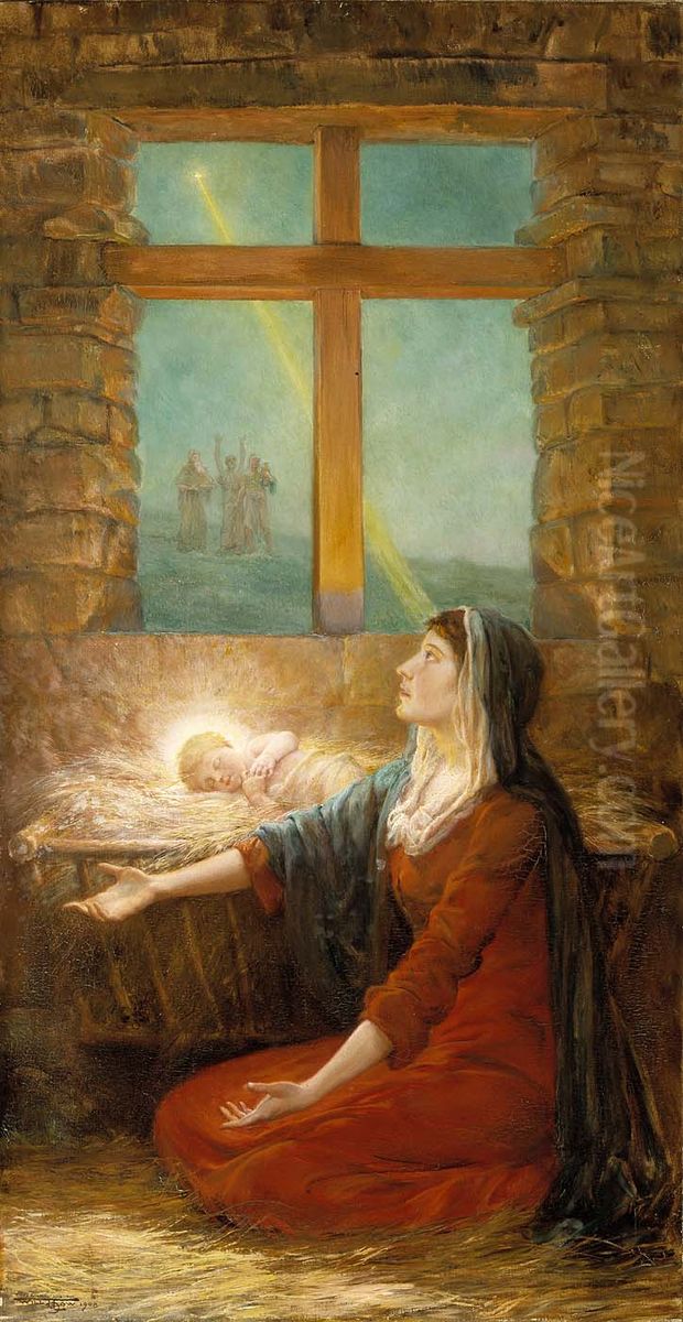 Christmas Morn Oil Painting by Will Hicok Low