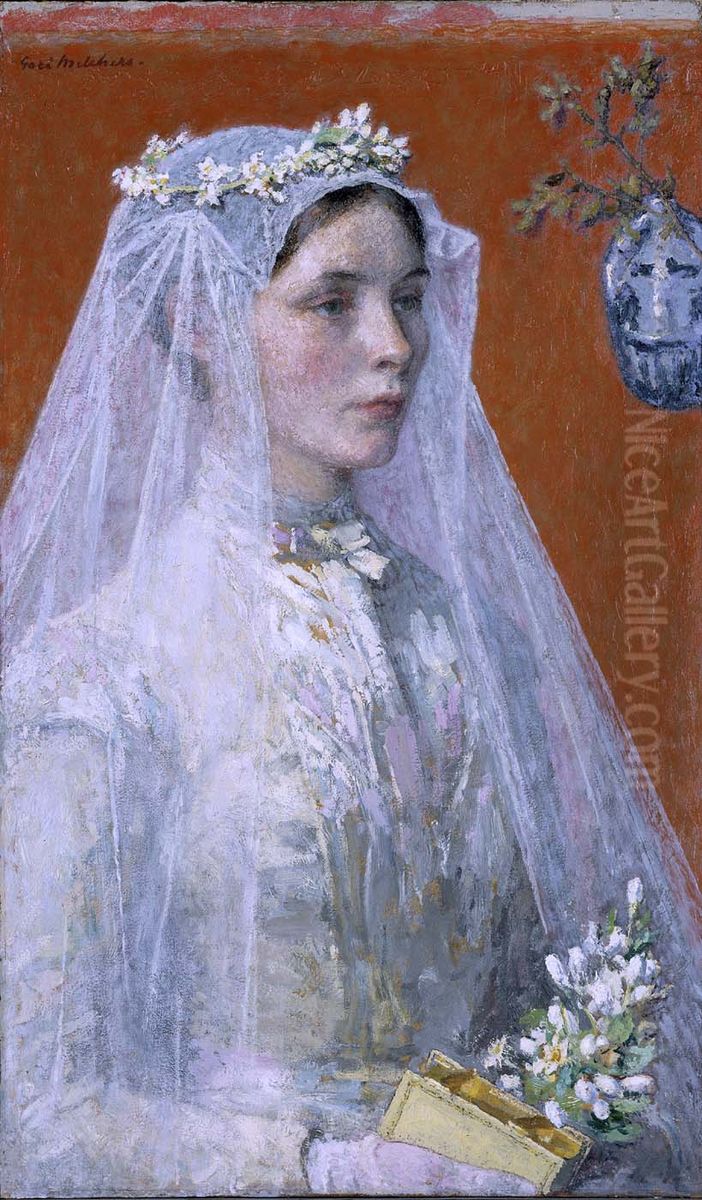 The Bride Oil Painting by Gari Julius Melchers