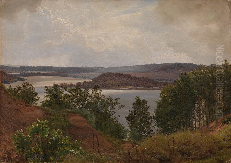 The Lakes at Laven near Silkeborg Oil Painting by Vilhelm Kyhn