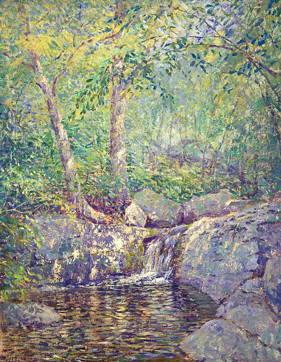 The Waterfall Oil Painting by Addison Thomas Millar