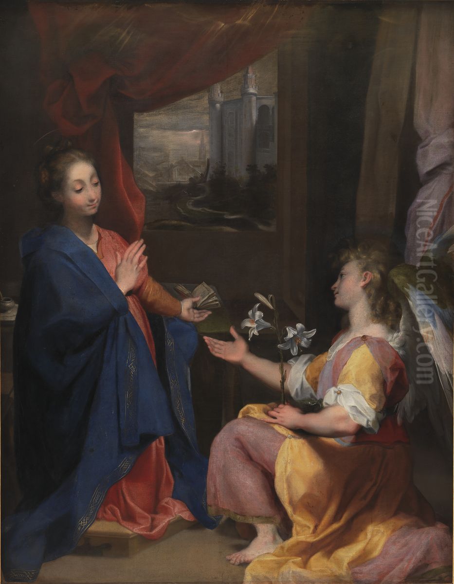The Annunciation Oil Painting by Federico Barocci