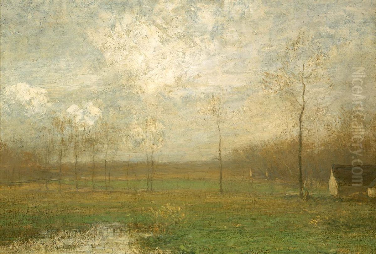 Indian Summer Oil Painting by John Francis Murphy