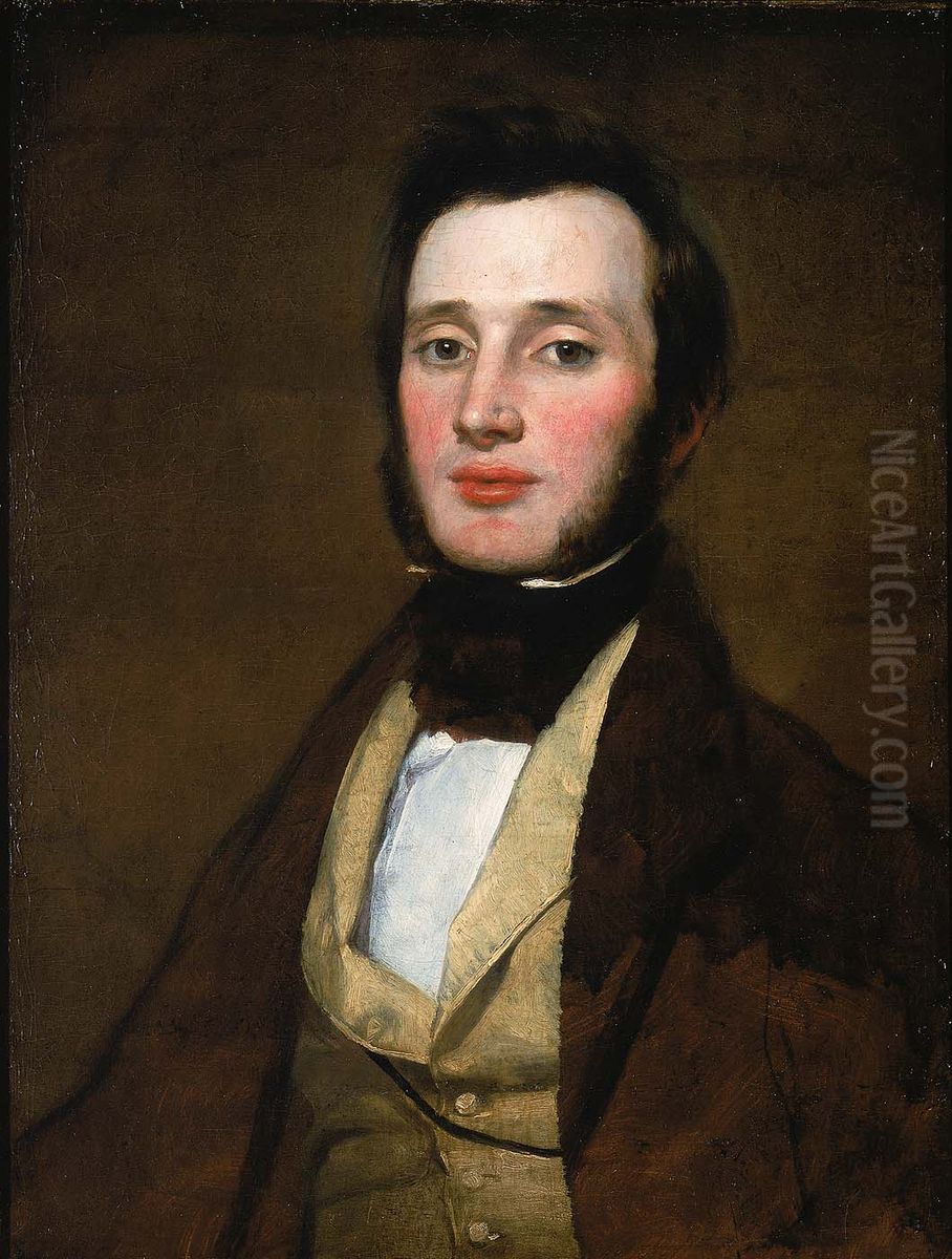 Portrait of a Young Man Oil Painting by William Page