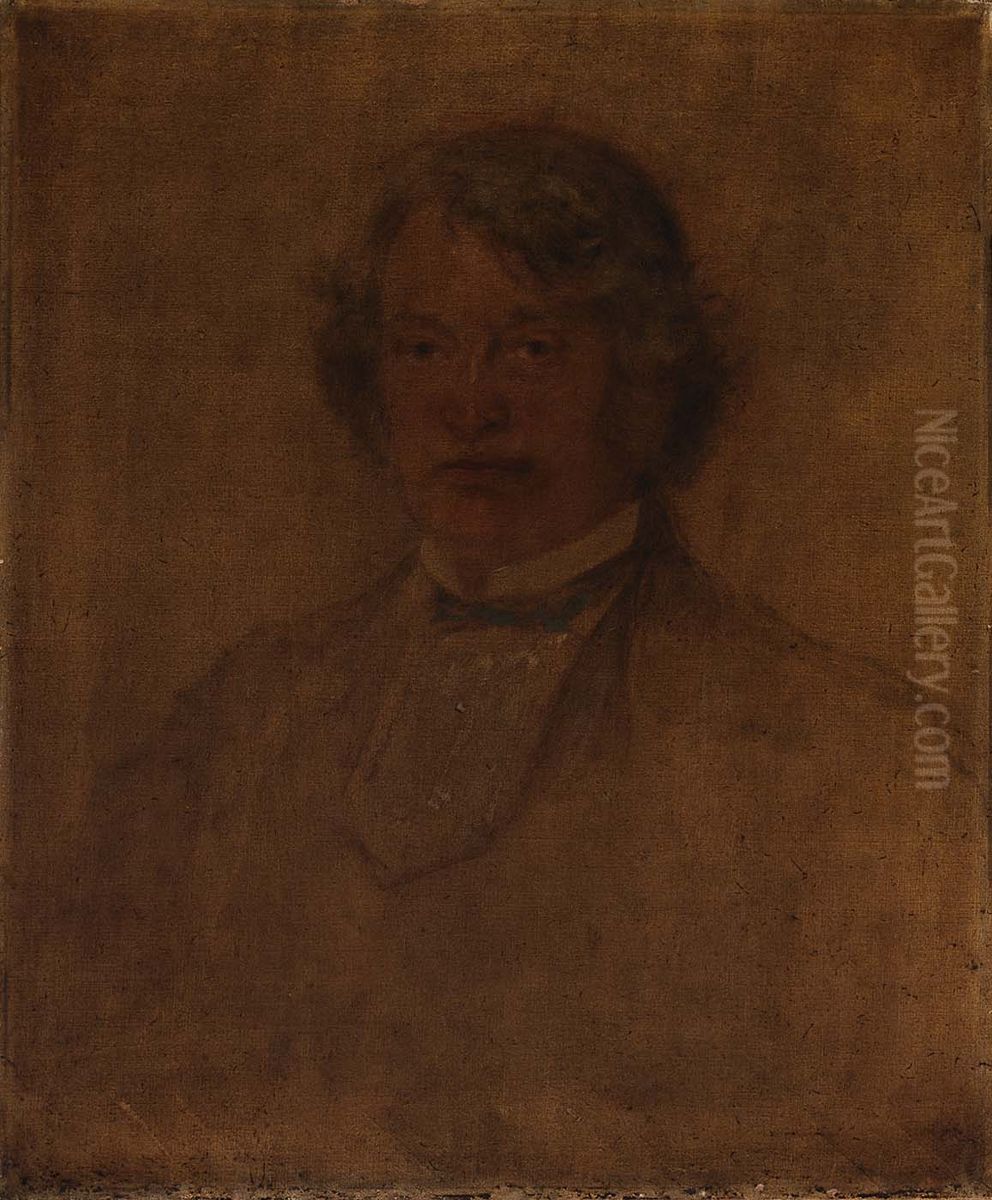 Charles Sumner Oil Painting by William Page