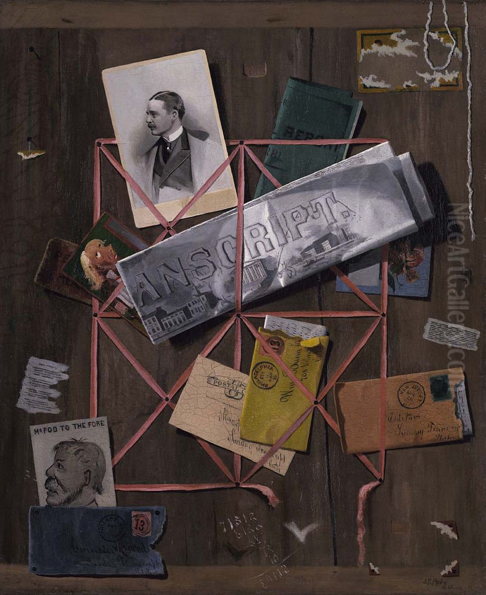 Rack Picture for William Malcolm Bunn Oil Painting by John F. Peto