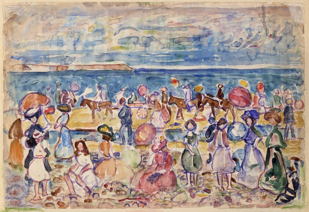 Holiday in New England Oil Painting by unknown