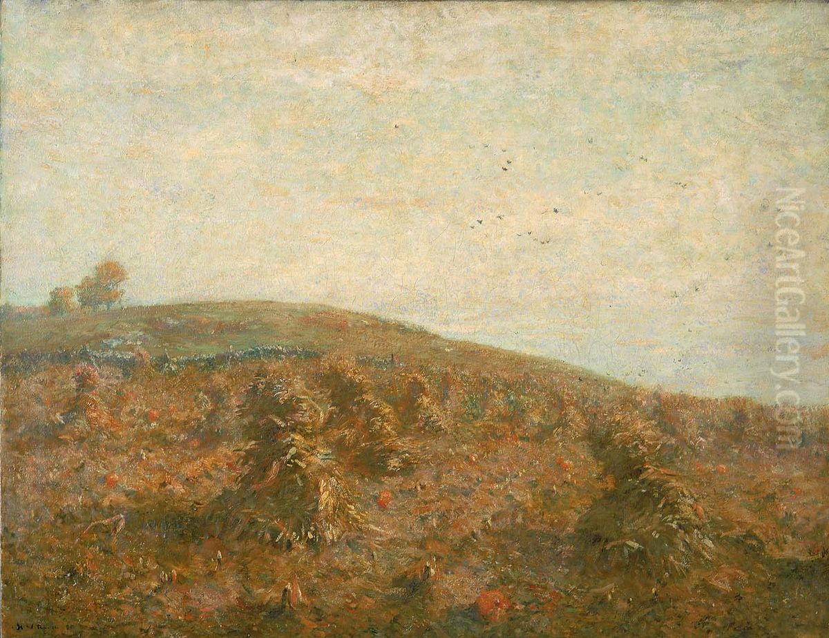 The Cornfield Oil Painting by Henry Ward Ranger