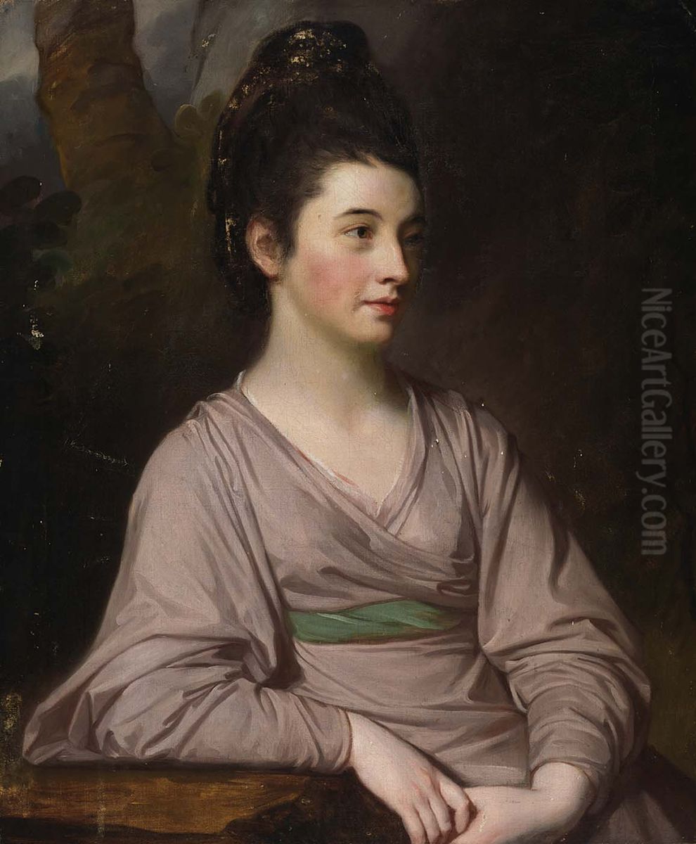 Miss Kirkpatrick Oil Painting by George Romney