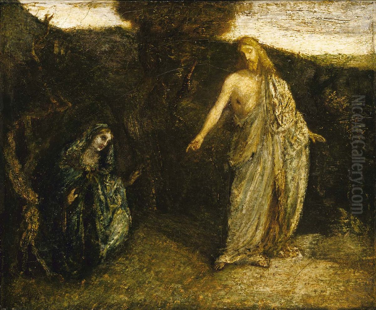 Christ Appearing to Mary Oil Painting by Albert Pinkham Ryder