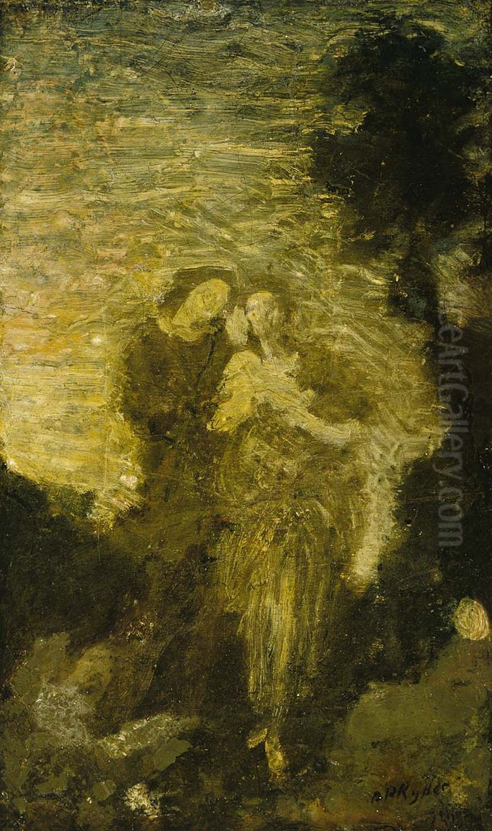 Florizel and Perdita Oil Painting by Albert Pinkham Ryder