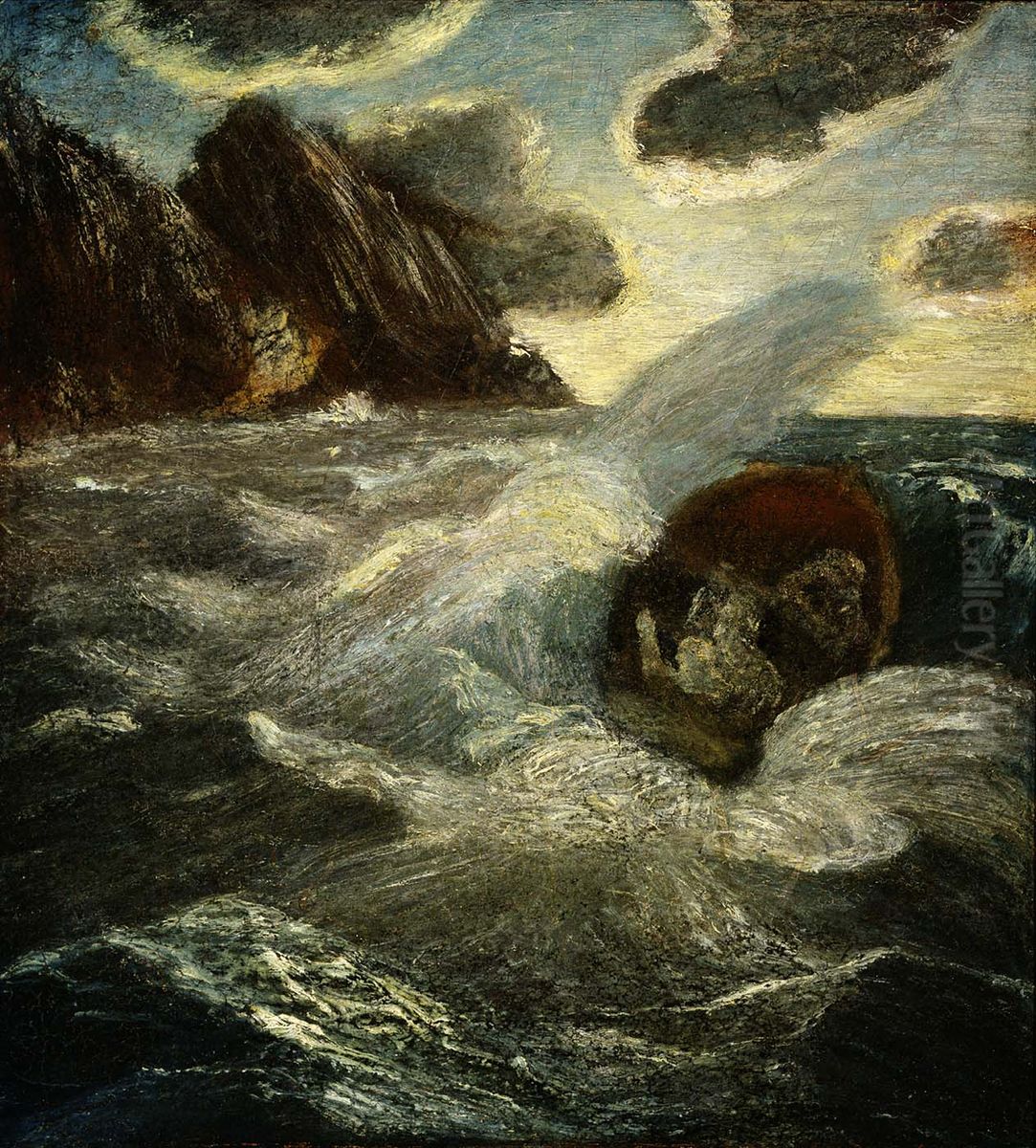 Lord Ullin's Daughter Oil Painting by Albert Pinkham Ryder