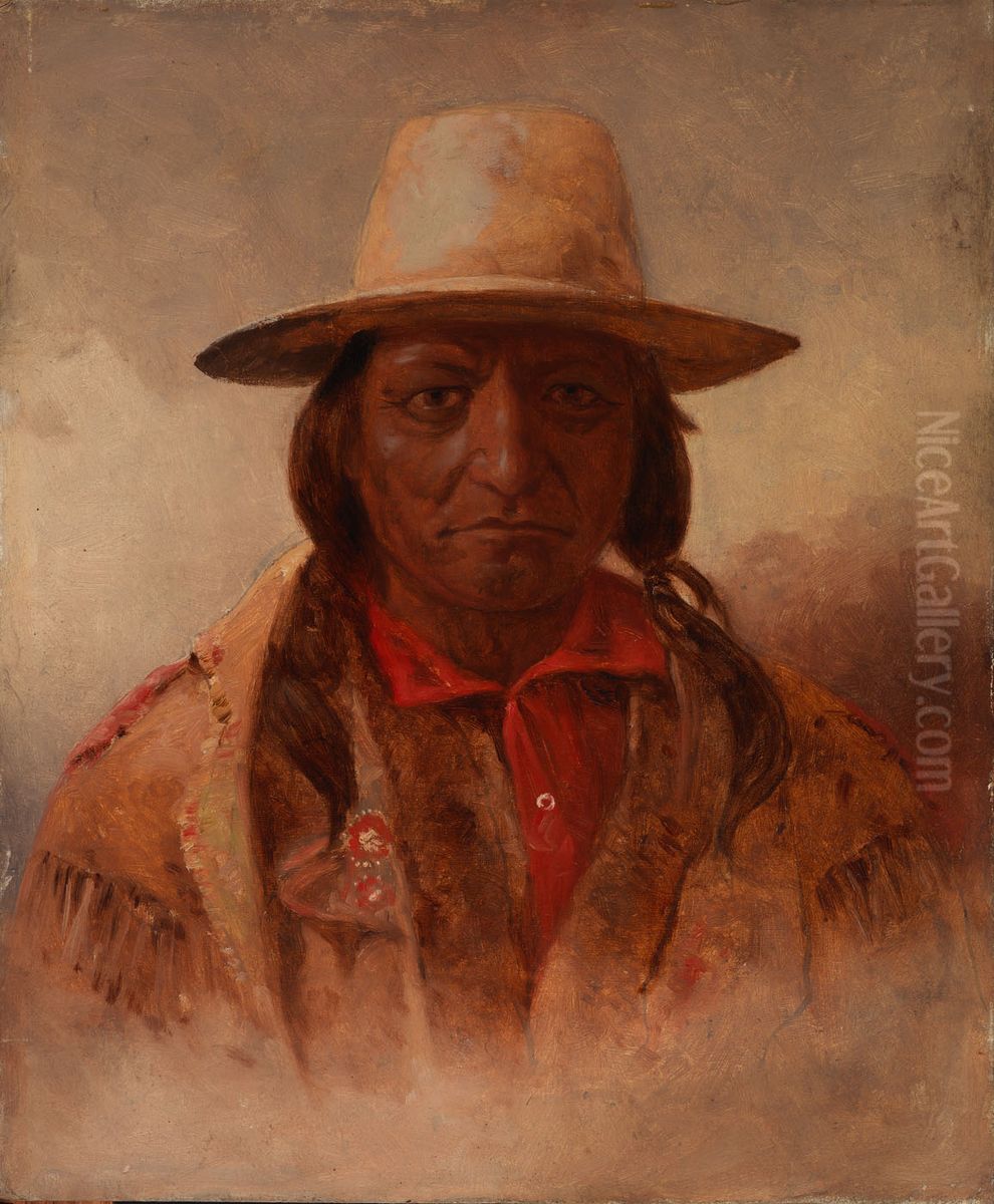 Sitting Bull Oil Painting by Julian Scott