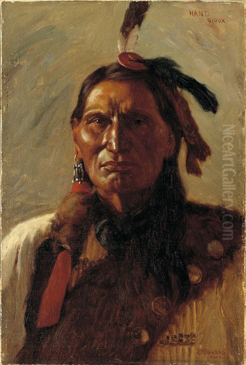 Hand Oil Painting by Joseph Henry Sharp