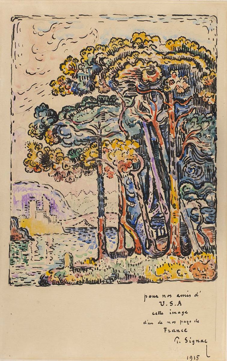 Landscape Oil Painting by Paul Signac