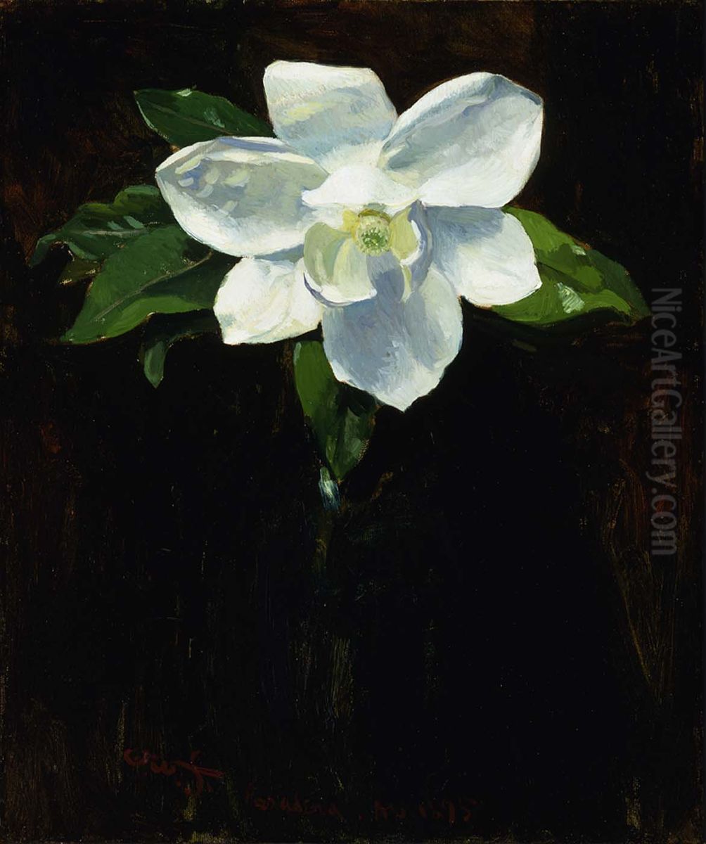 Magnolia Oil Painting by Charles Walter Stetson