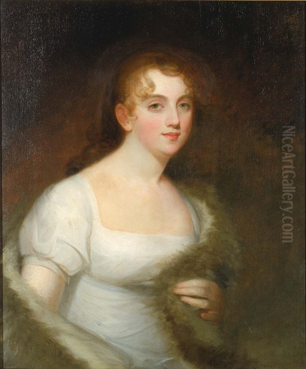 Mary Abigail Willing Coale Oil Painting by Thomas Sully