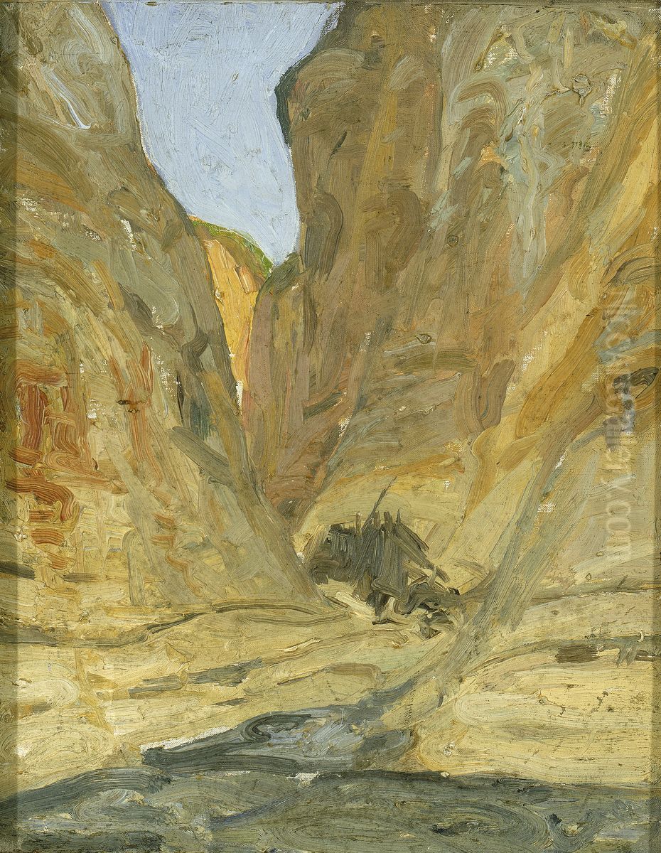 The Canyon Oil Painting by Henry Ossawa Tanner