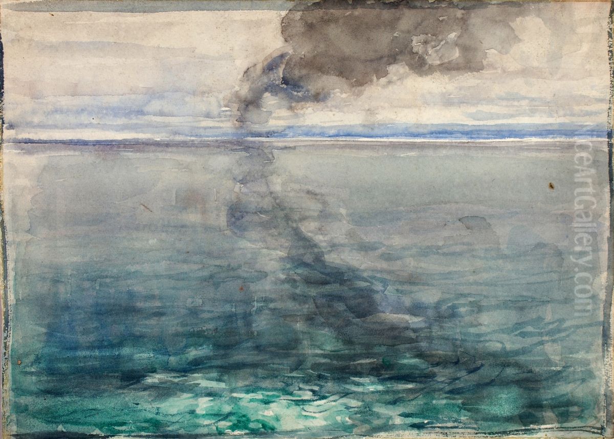 Crossing the Atlantic (Return Home) Oil Painting by Henry Ossawa Tanner