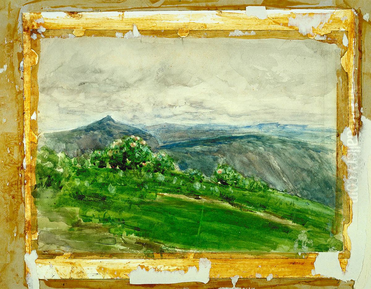 Mountain Landscape, Highlands, North Carolina Oil Painting by Henry Ossawa Tanner