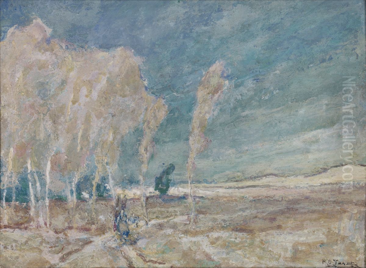 Scene of Algiers Oil Painting by Henry Ossawa Tanner