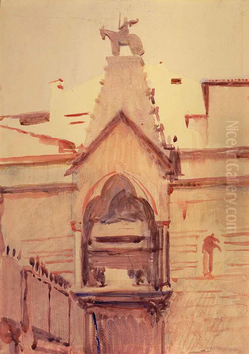 Tomb of Verona Oil Painting by Abbott Handerson Thayer