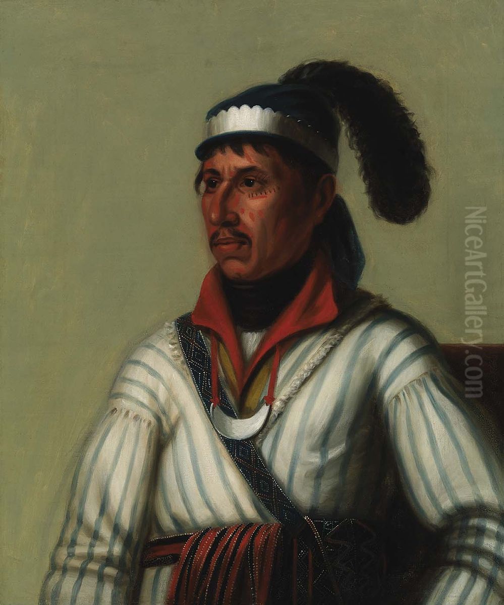 Apauly-Tustennuggee Oil Painting by Charles Bird King