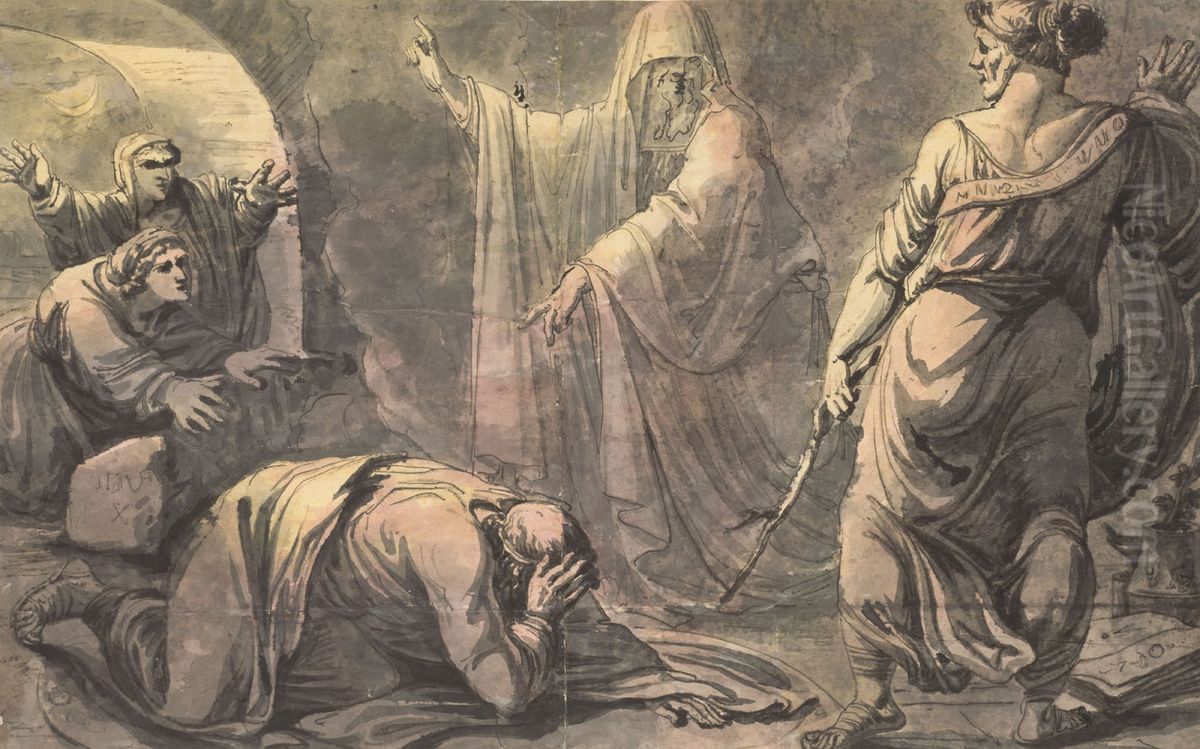 Untitled Oil Painting by Antonio Basoli