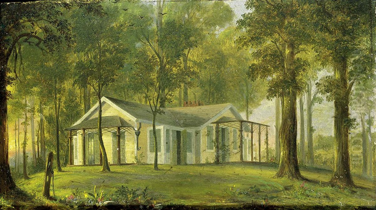 Kalorama Cottage Oil Painting by John Ferguson Weir