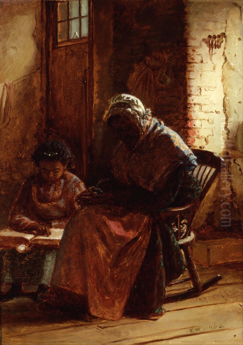 Sunday Morning Oil Painting by Thomas Waterman Wood