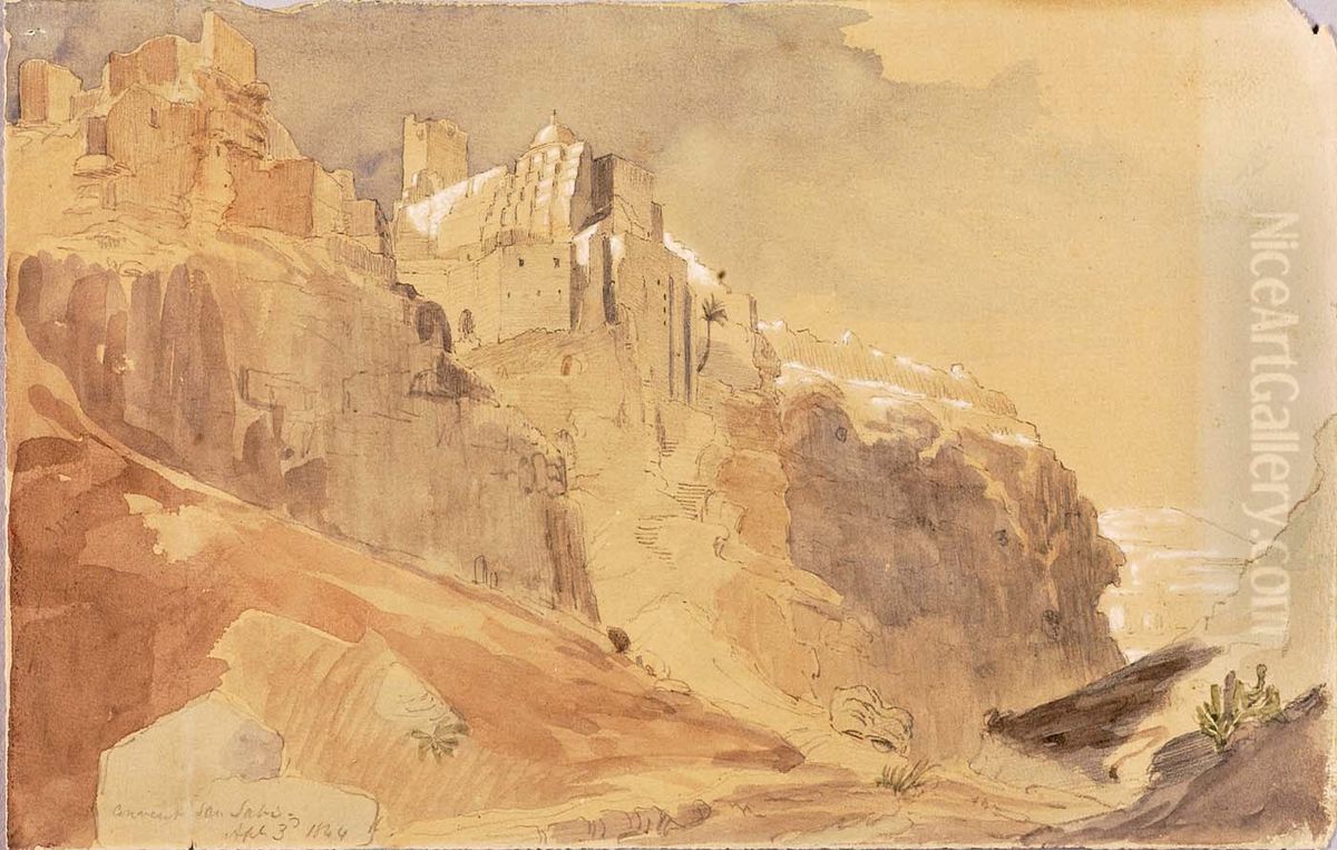 Convent of San Sabi Oil Painting by Miner Kilbourne Kellogg