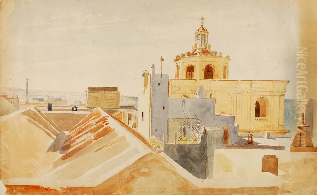 Malta Oil Painting by Miner Kilbourne Kellogg