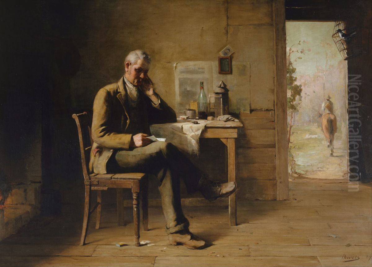 From a distant land Oil Painting by David Davies