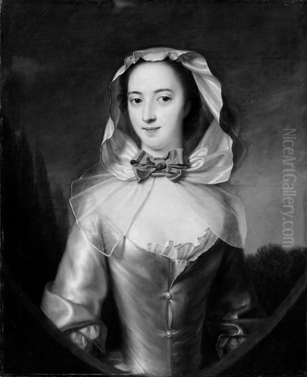 Portrait of a lady Oil Painting by Andreas Moller