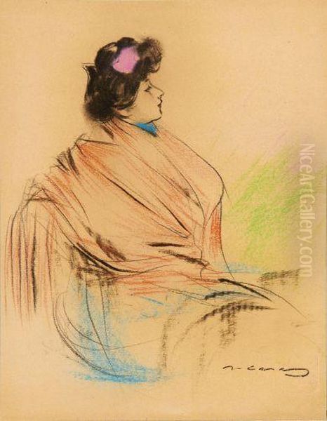 L'espagnole Oil Painting by Ramon Casas