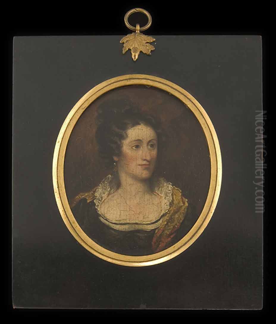 Louisa Lentner Oil Painting by John Trumbull