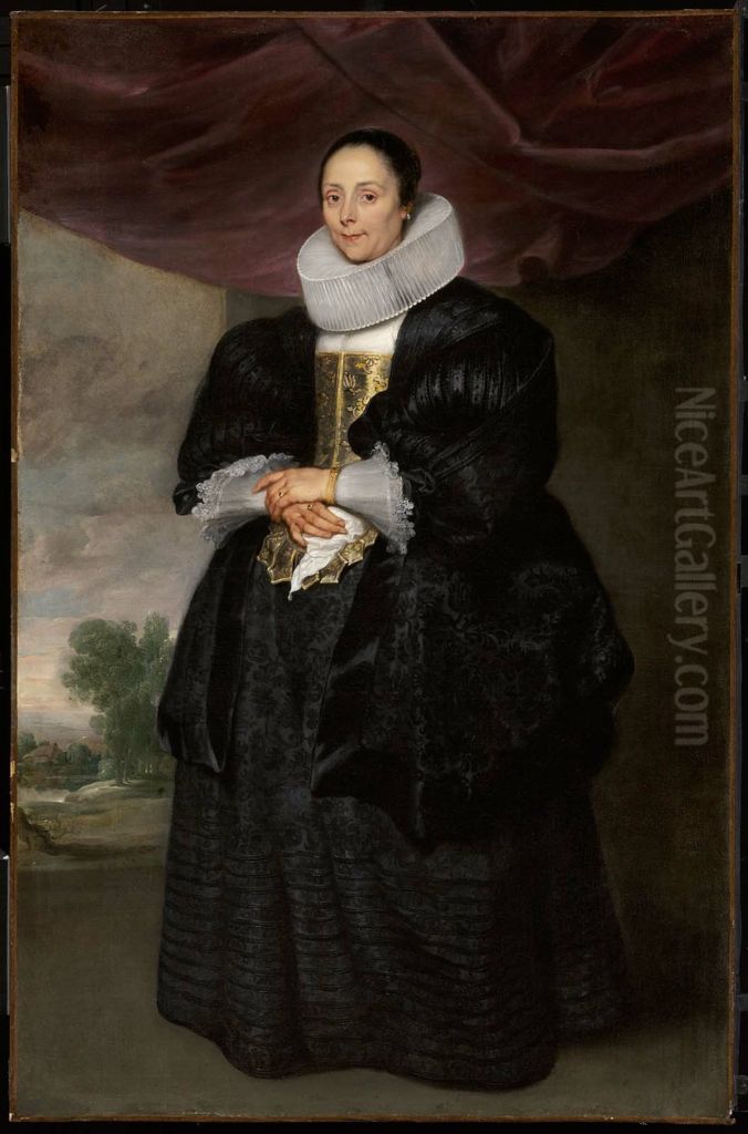 Marie Anne Schotten Oil Painting by Cornelis De Vos