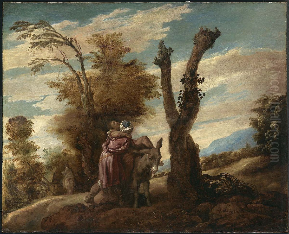 Parable of the Good Samaritan Oil Painting by Domenico Fetti