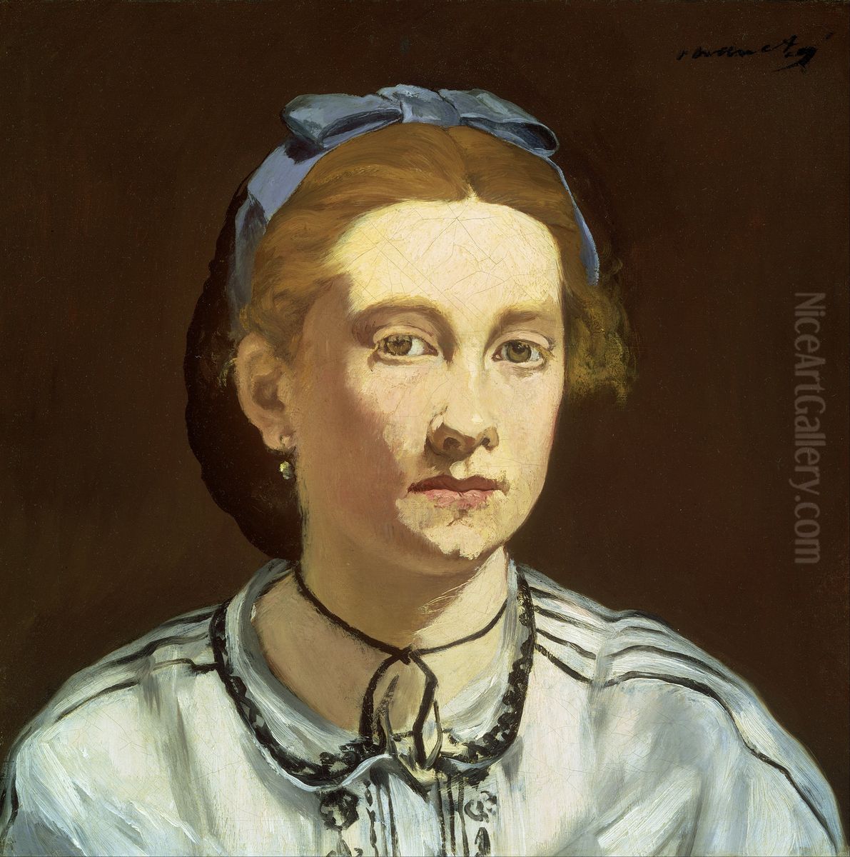 Victorine Meurent Oil Painting by Edouard Manet